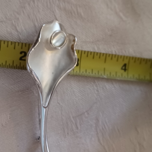 Kai-Yin Lo Sterling Silver Calla Lilly Brooch, WWF Collection - Picture 9 of 11